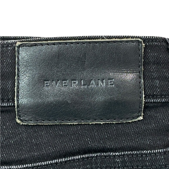 EVERLANE Hi-Rise Skinny Black Jeans Size 30 Strechy - Picture 5 of 11